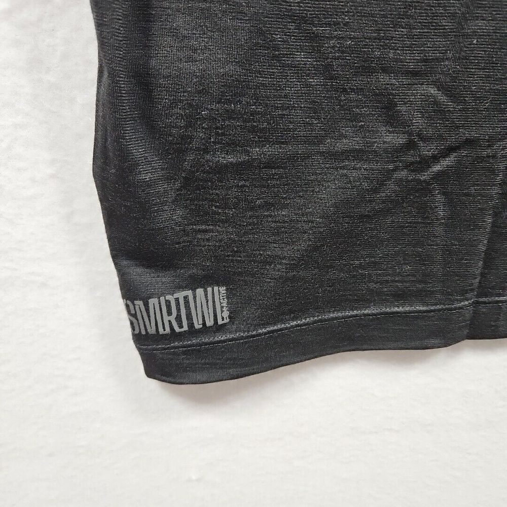 Smartwool Active Muscle Shirt Womens Large Black Sleeveless Crew Quick Dry - Picture 4 of 11